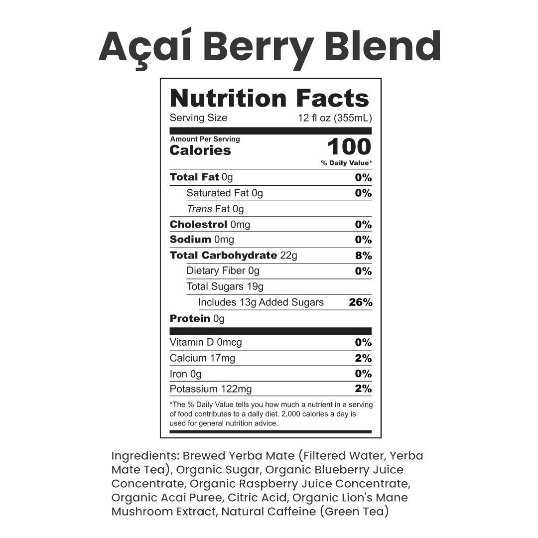 Açaí Berry Blend - 12 pack